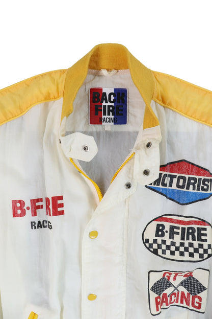 90's Back Fire Racing Motor Speed Team Racing Jacket