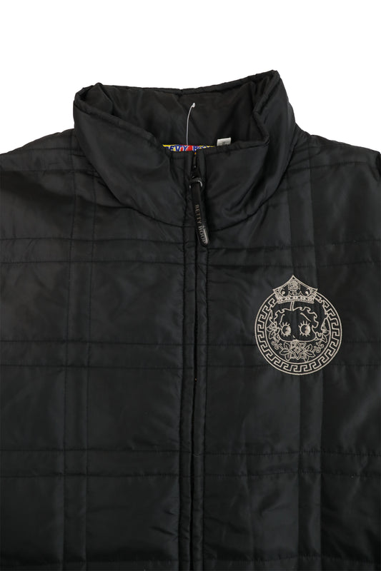 90's Betty Boop Black Puffer Jacket