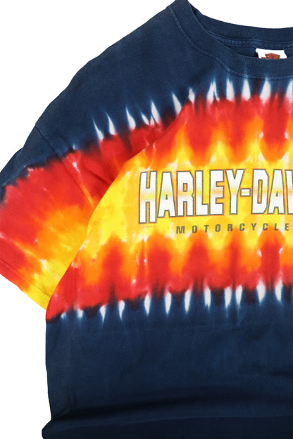 2005 Harley Davidson Tie-Dye Graphic Tee