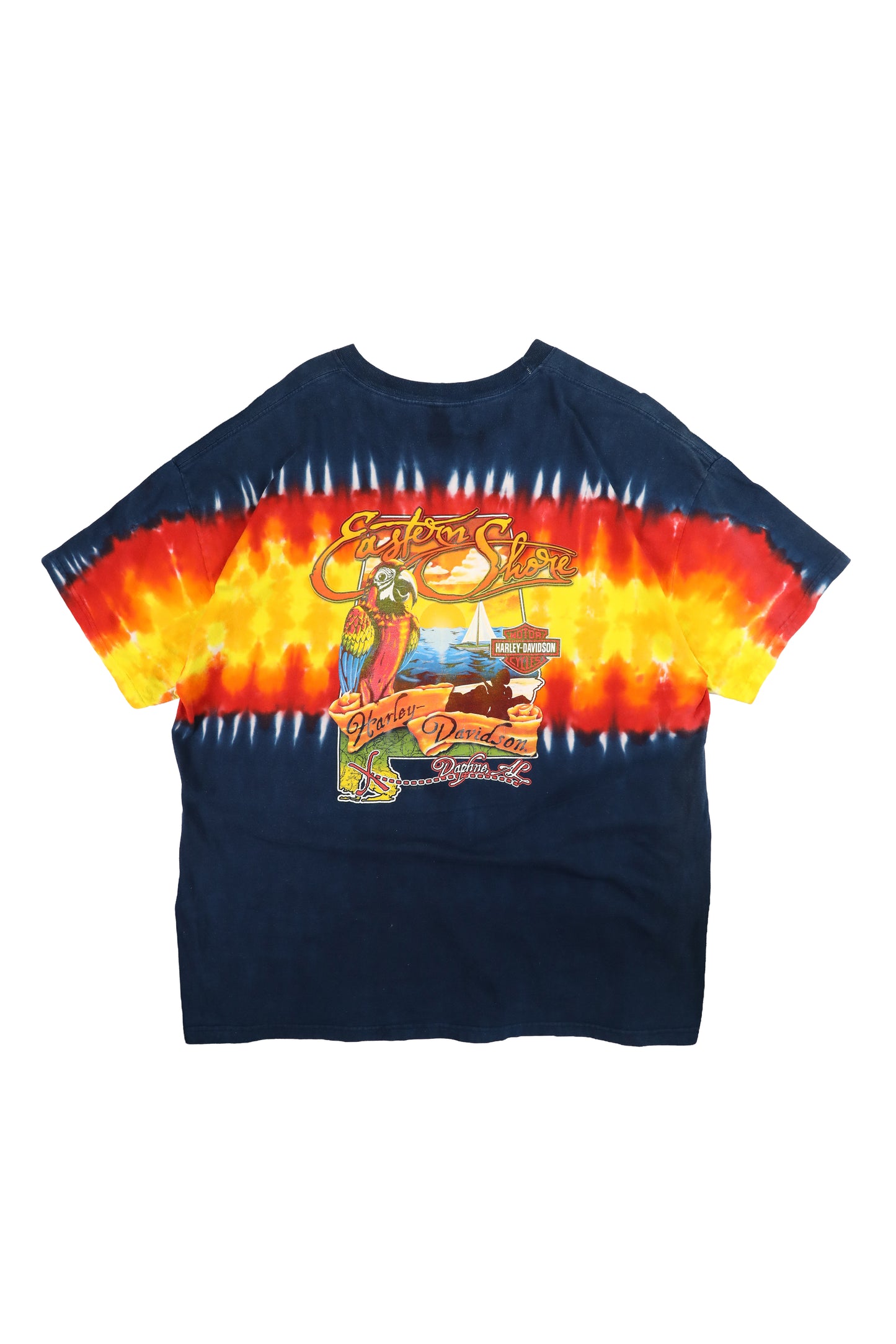 2005 Harley Davidson Tie-Dye Graphic Tee