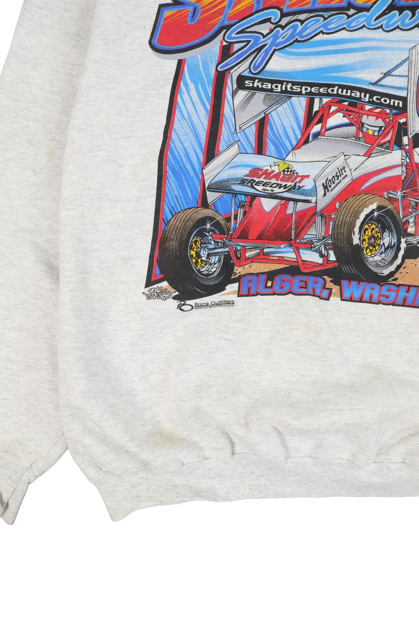 90's Skagit Speedway Sprint Car Racing Sweater