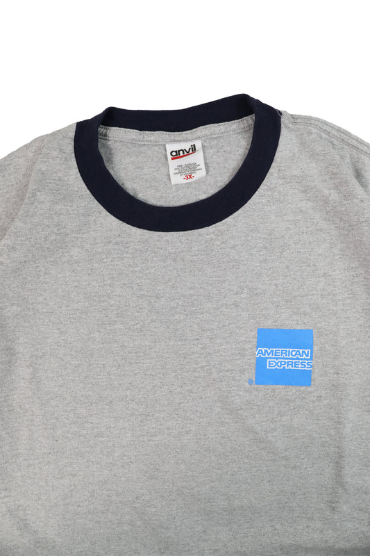 American Express Grey Ringer Tee