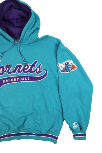 90's Starter NBA Charlotte Hornets Hoodie