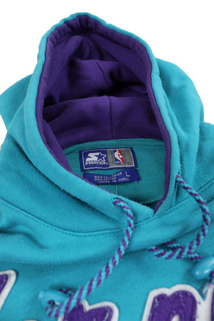 90's Starter NBA Charlotte Hornets Hoodie