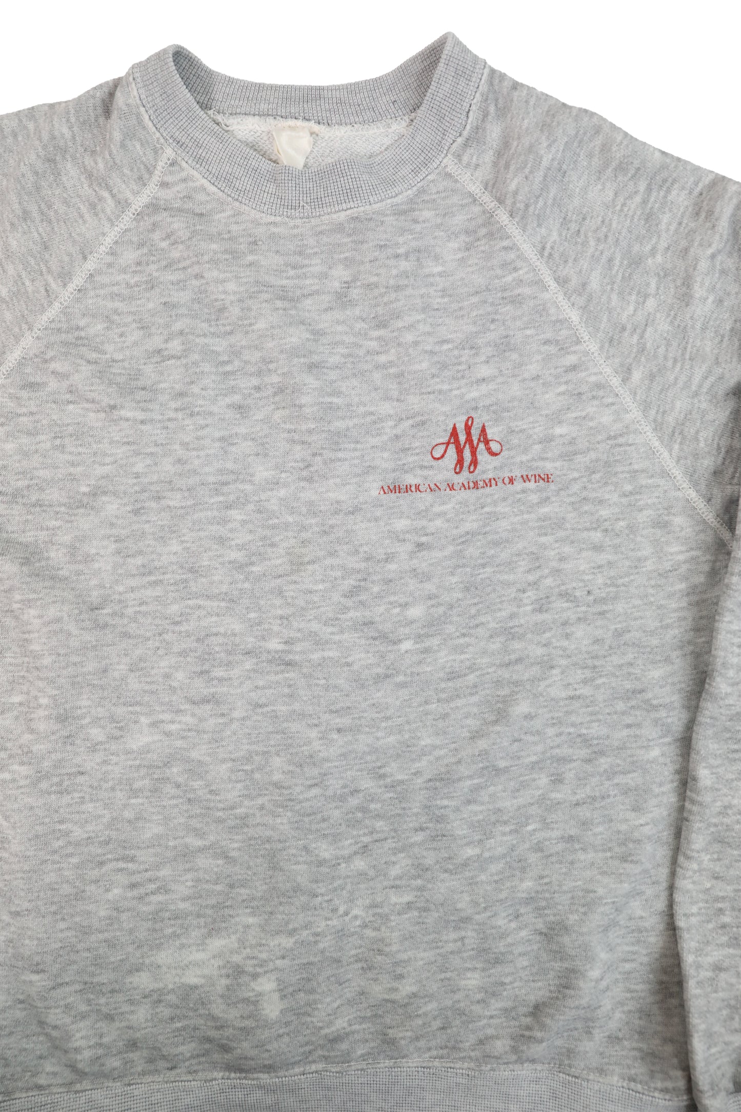 80's American Academy of Wine Gray Sweater