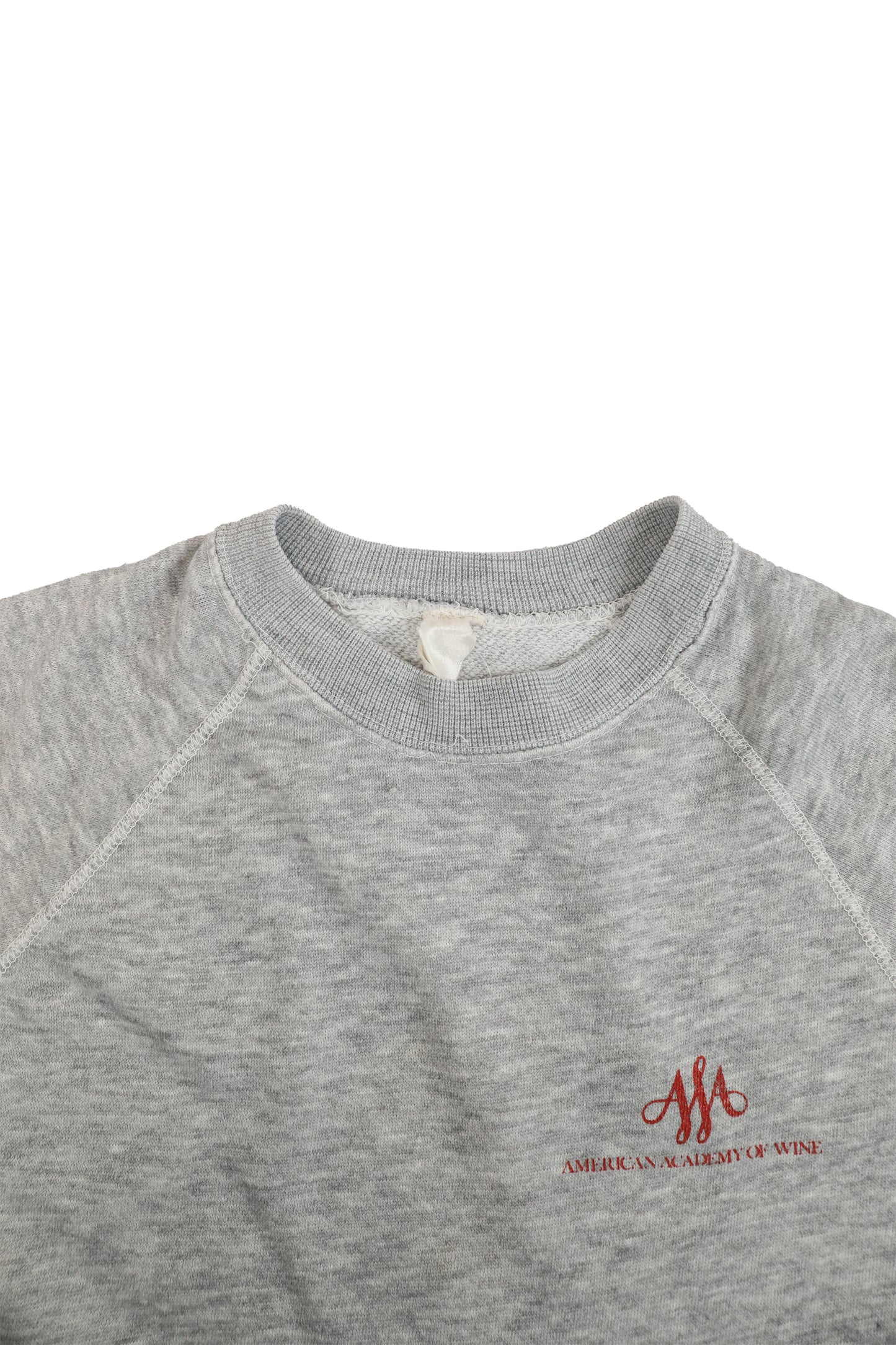 80's American Academy of Wine Gray Sweater