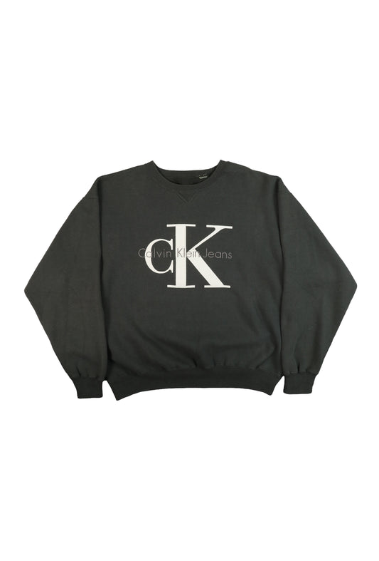 90's Calvin Klein Jeans Gray Sweater