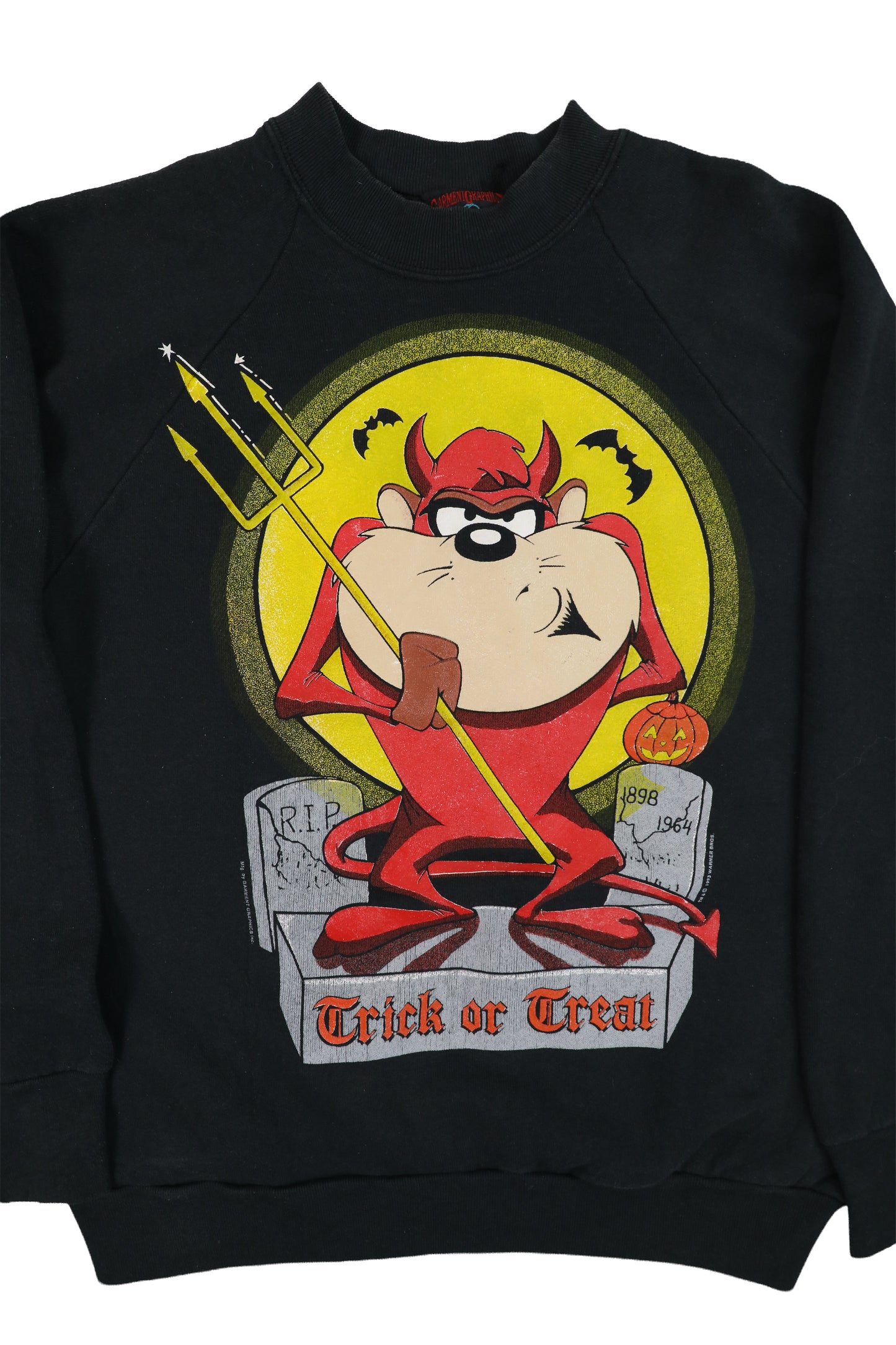1993 Looney Tunes Taz Trick or Treat Sweater