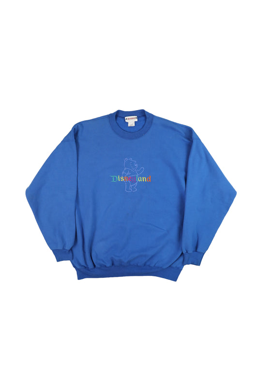 90's Disneyland Embroidered Winnie the Pooh Sweater