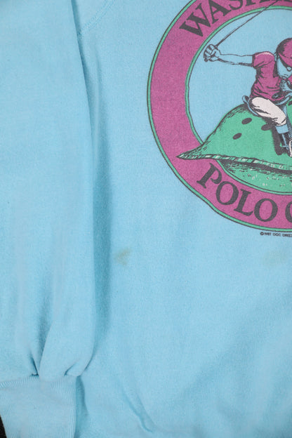 1987 Washington Polo Club Graphic Sweater