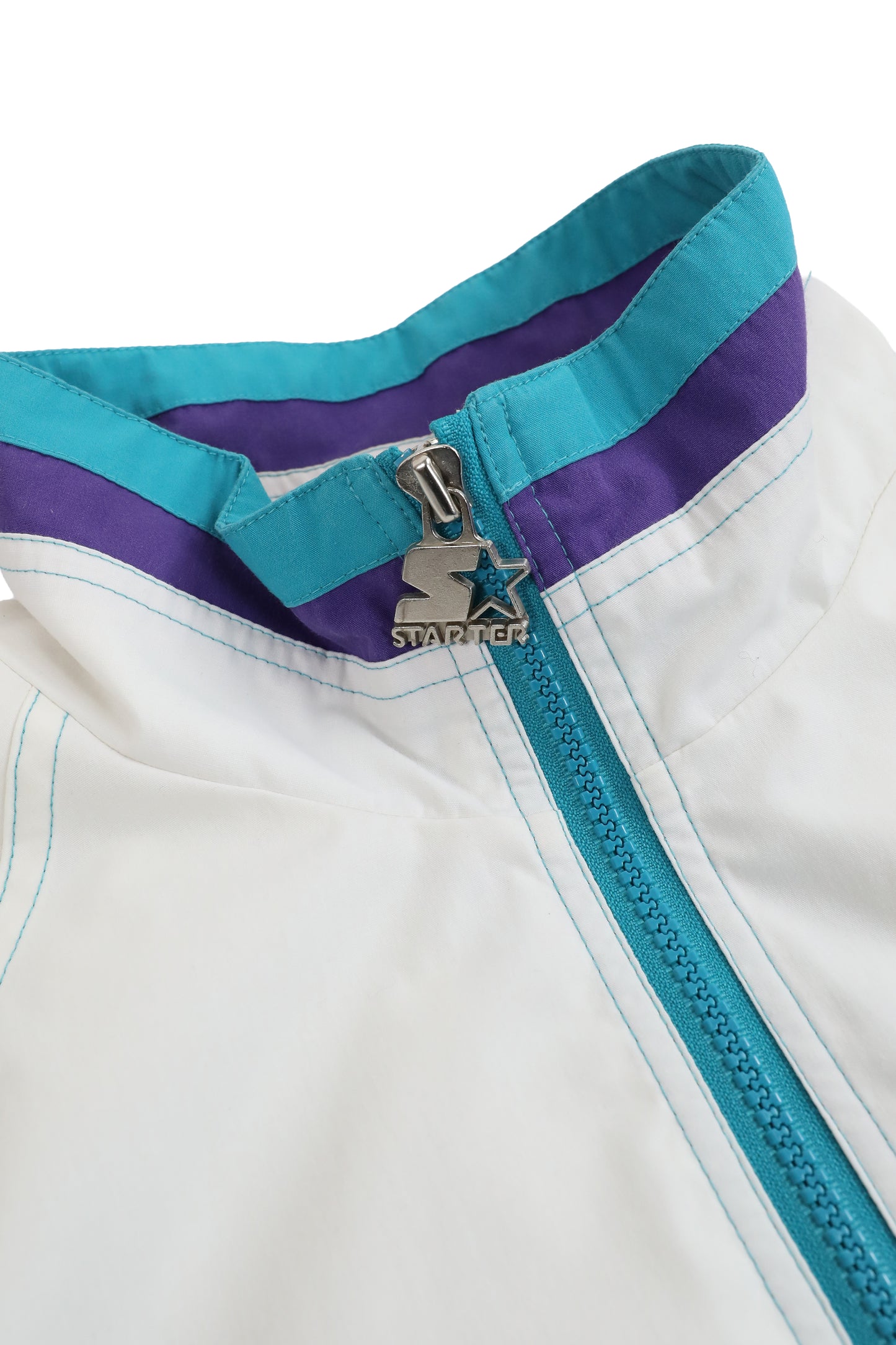 90's Starter Charlotte Hornets Quarter Zip Windbreaker