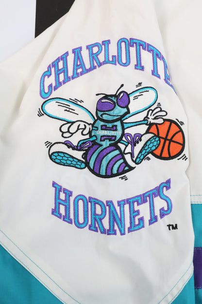 90's Starter Charlotte Hornets Quarter Zip Windbreaker