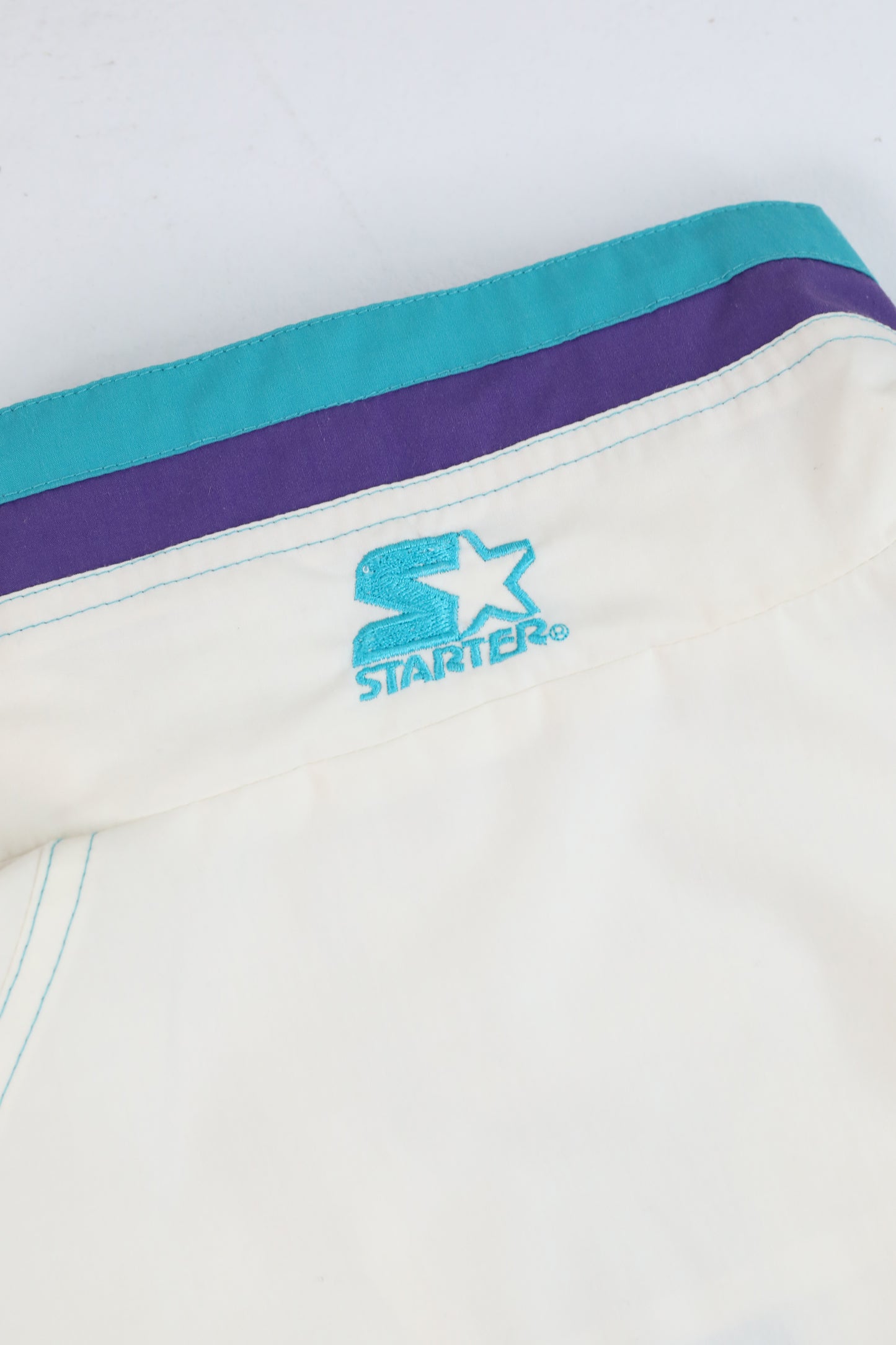 90's Starter Charlotte Hornets Quarter Zip Windbreaker
