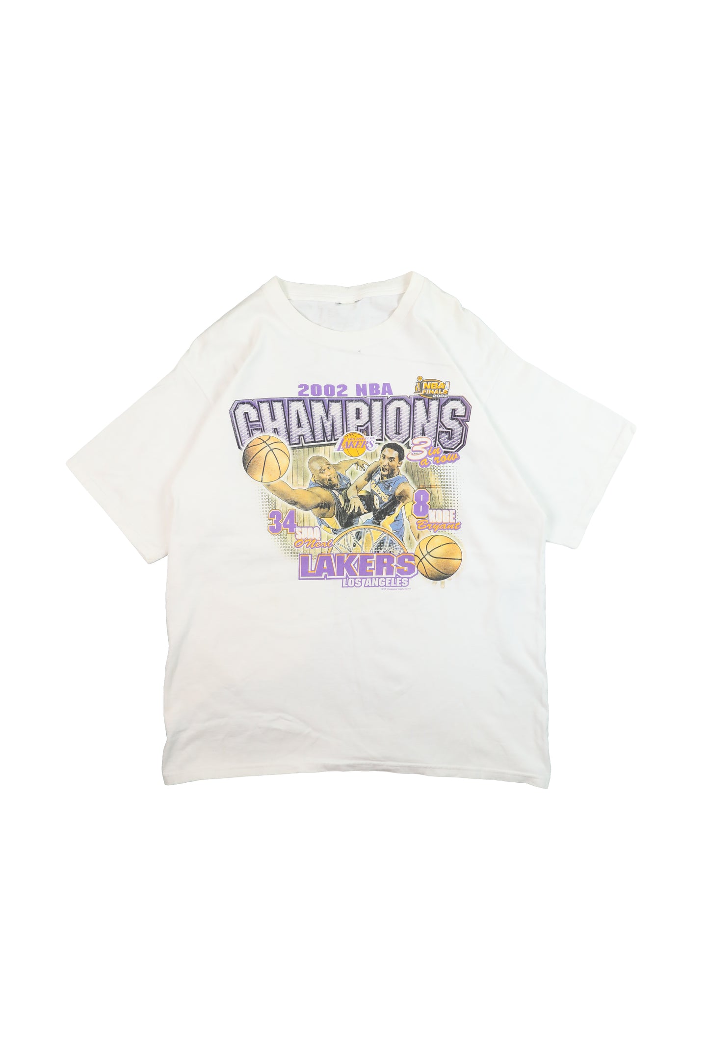2002 NBA Final LA Lakers Champions Graphic Tee