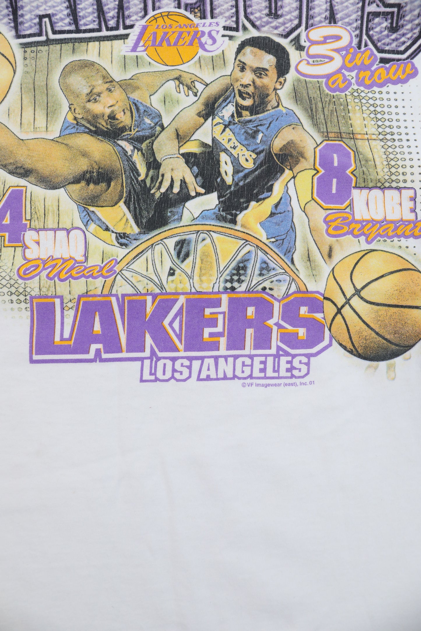 2002 NBA Final LA Lakers Champions Graphic Tee