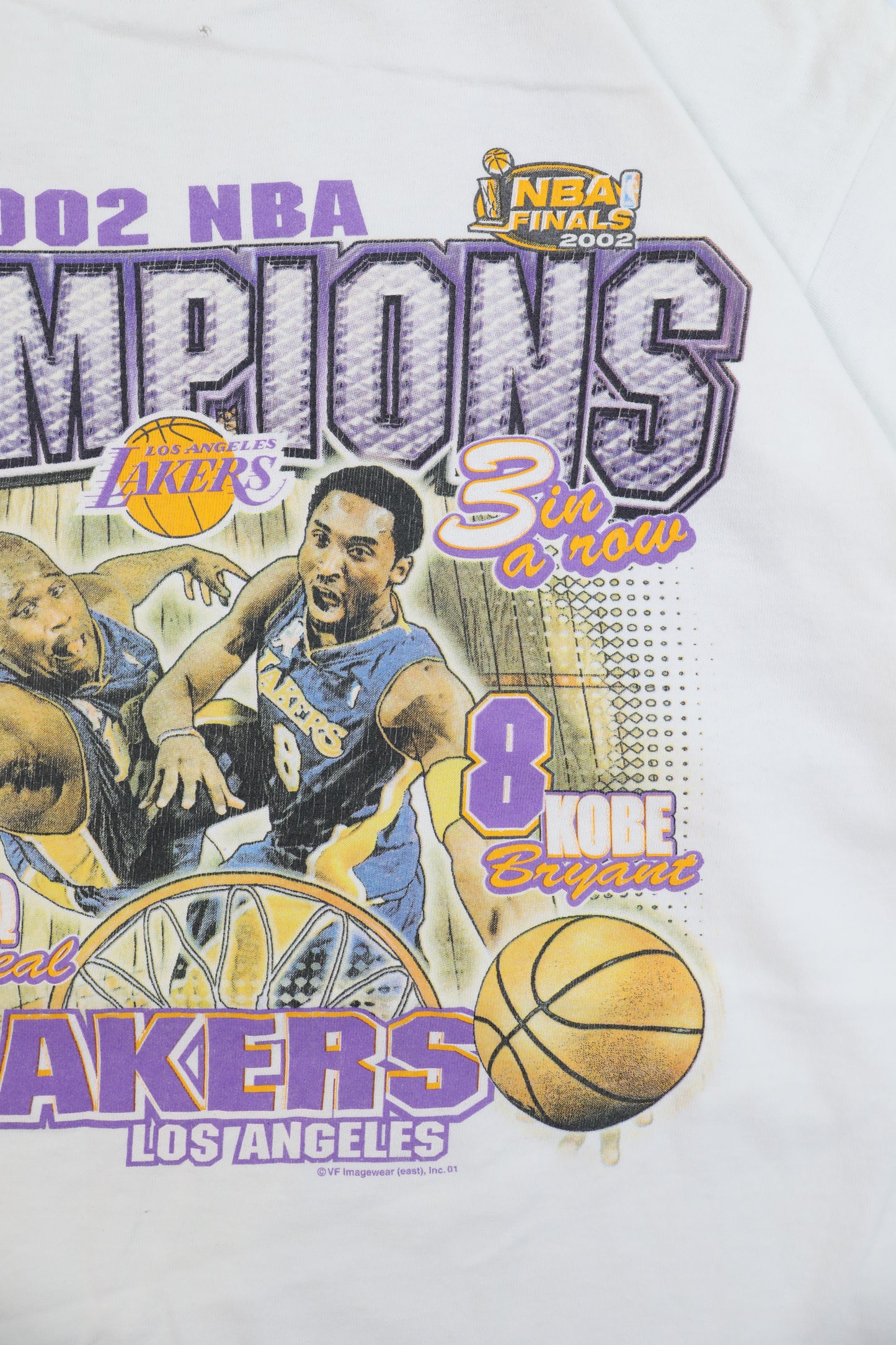 2002 NBA Final LA Lakers Champions Graphic Tee