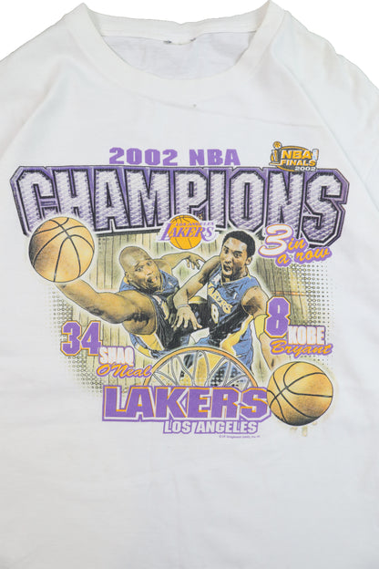 2002 NBA Final LA Lakers Champions Graphic Tee