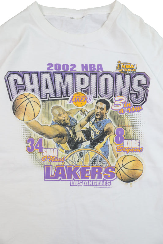 2002 NBA Final LA Lakers Champions Graphic Tee