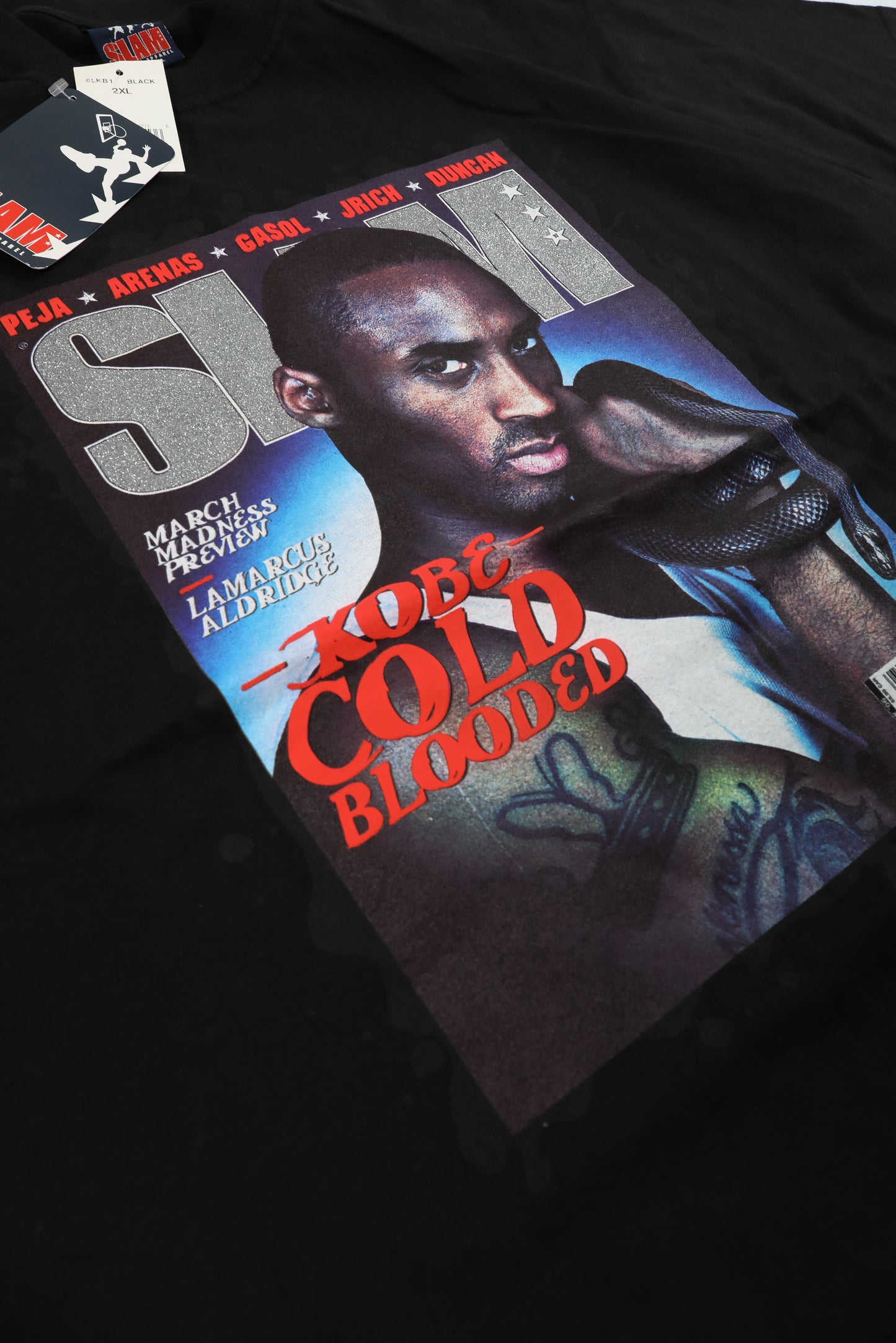 90's Kobe Bryant Cold Blooded SLAM Magazine Cover Tee (Dead-stock)