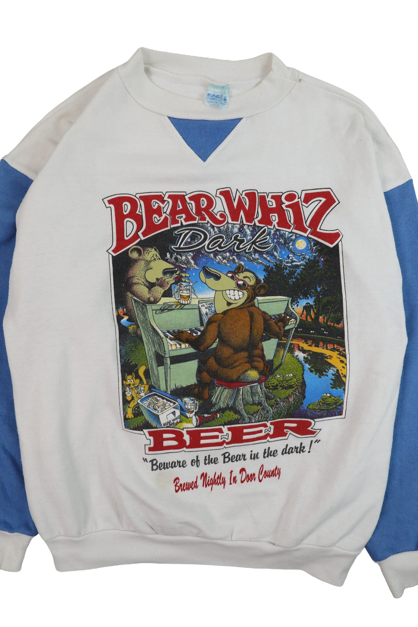 80's Bear Whiz Bear Graphic Sweater