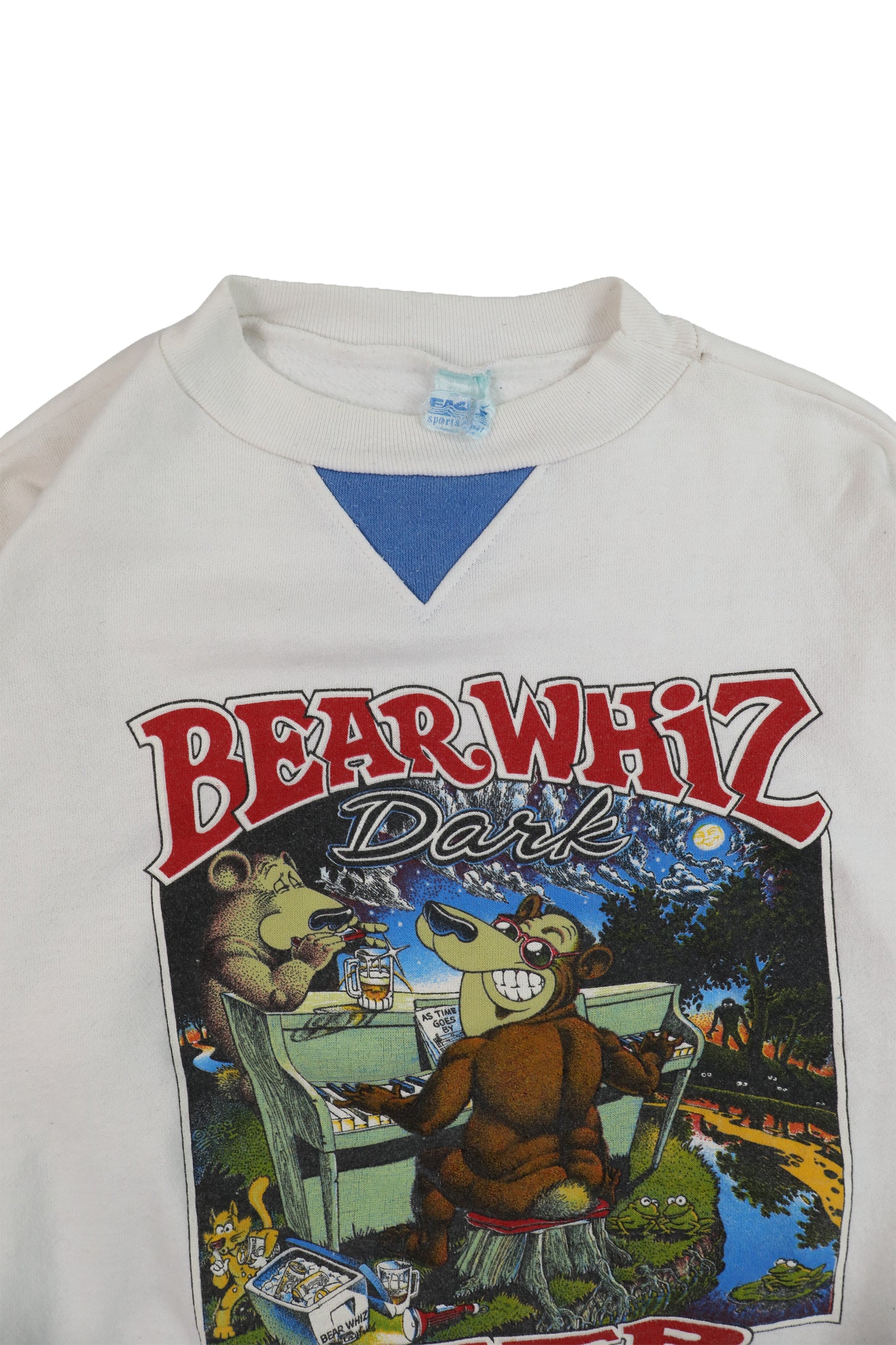 80's Bear Whiz Bear Graphic Sweater