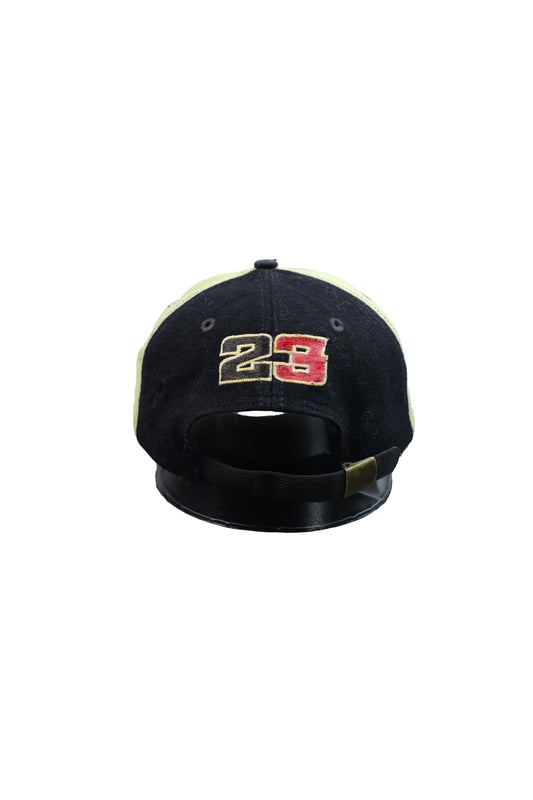 90's Nike Air Jordan 23 Wool Blend Color Block Leather Strapback Cap