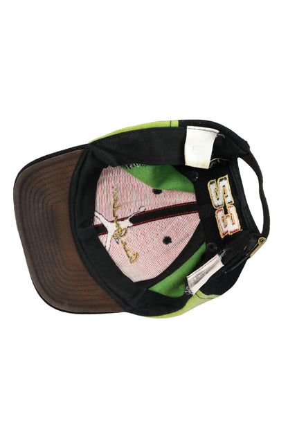 90's Nike Air Jordan 23 Wool Blend Color Block Leather Strapback Cap