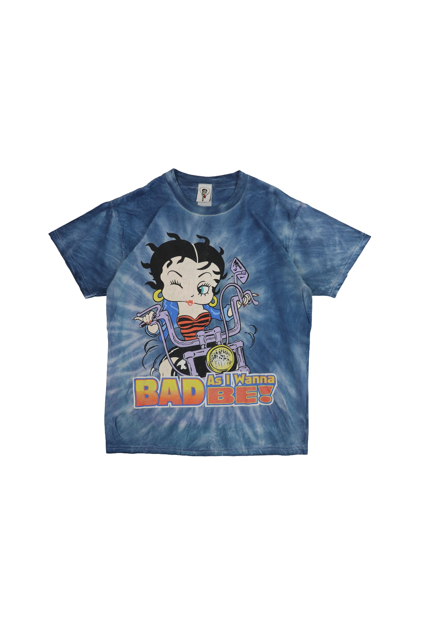 2000 Betty Boop "Bad As I wanna Be!" Tie-Dye Tee