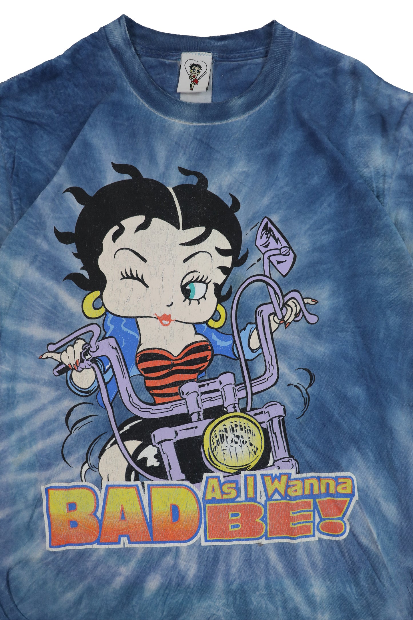 2000 Betty Boop "Bad As I wanna Be!" Tie-Dye Tee