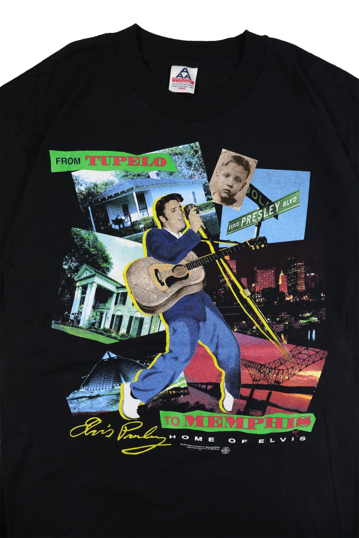 1998 Elvis Presley "From Tupelo to Memphis" Music Tee