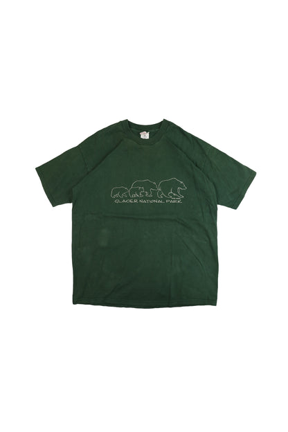 Glacier National Park Green Tee