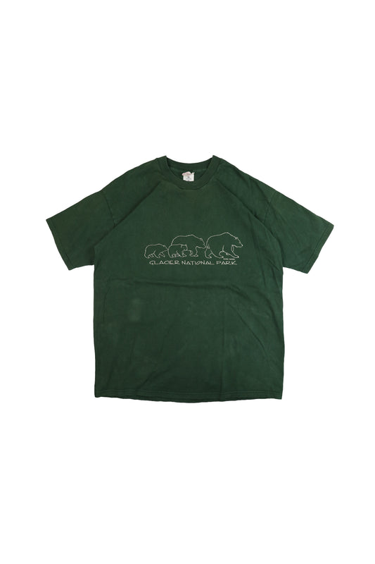 Glacier National Park Green Tee