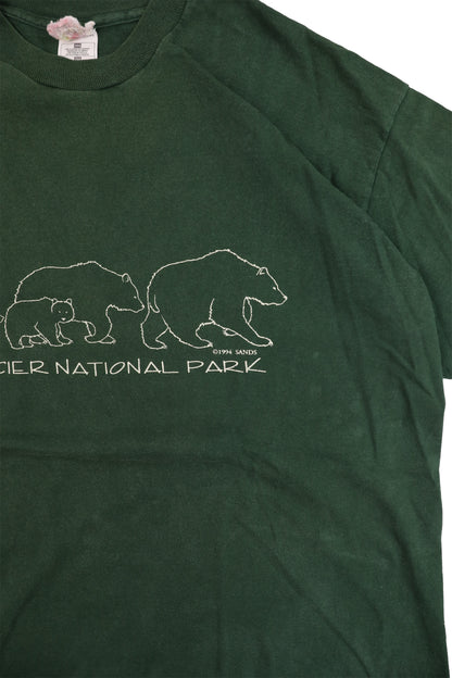 Glacier National Park Green Tee