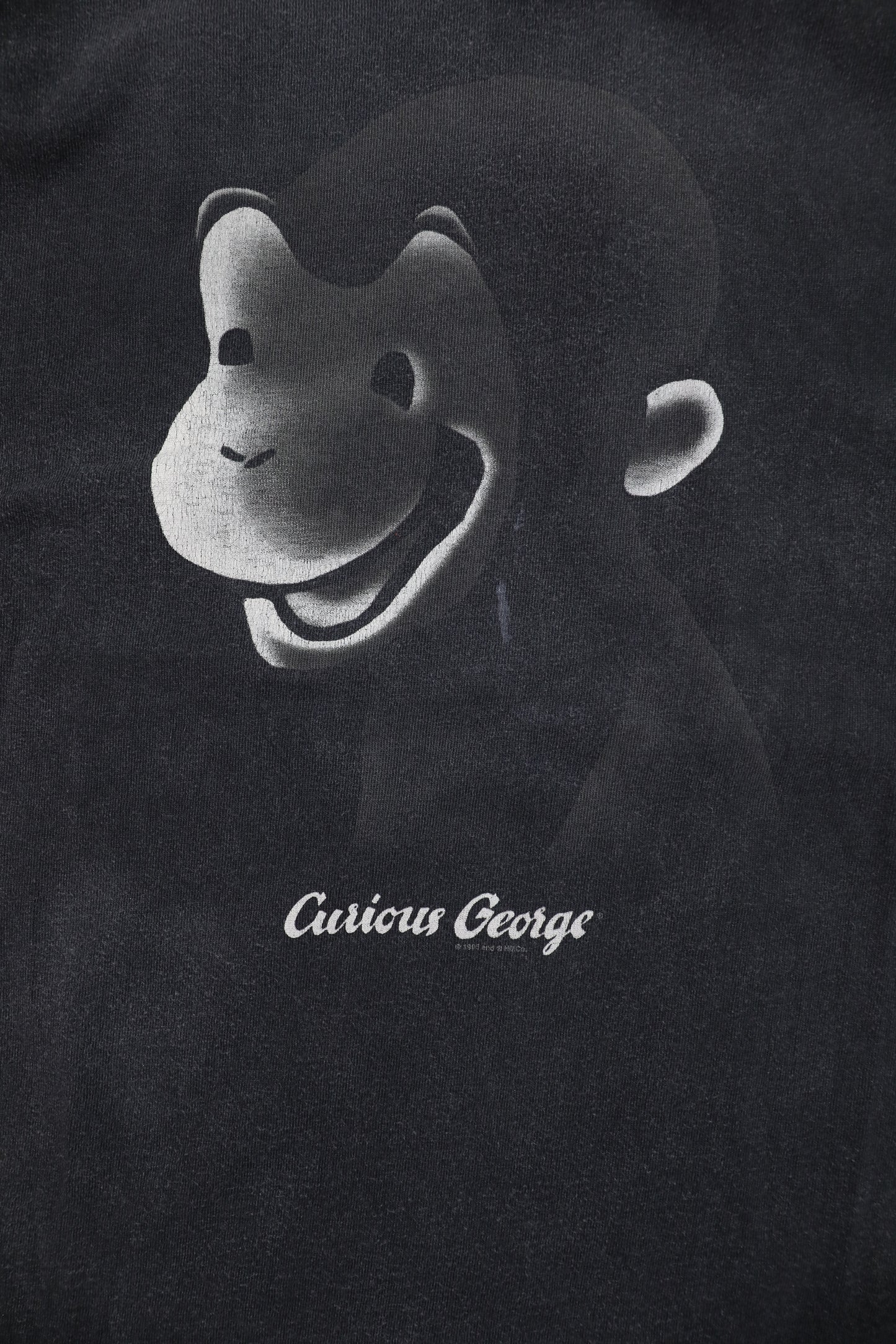 90's Curious George V-Neck Tee