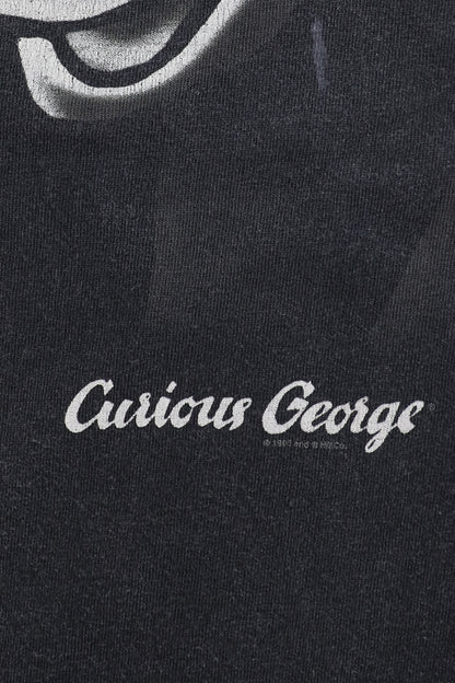 90's Curious George V-Neck Tee