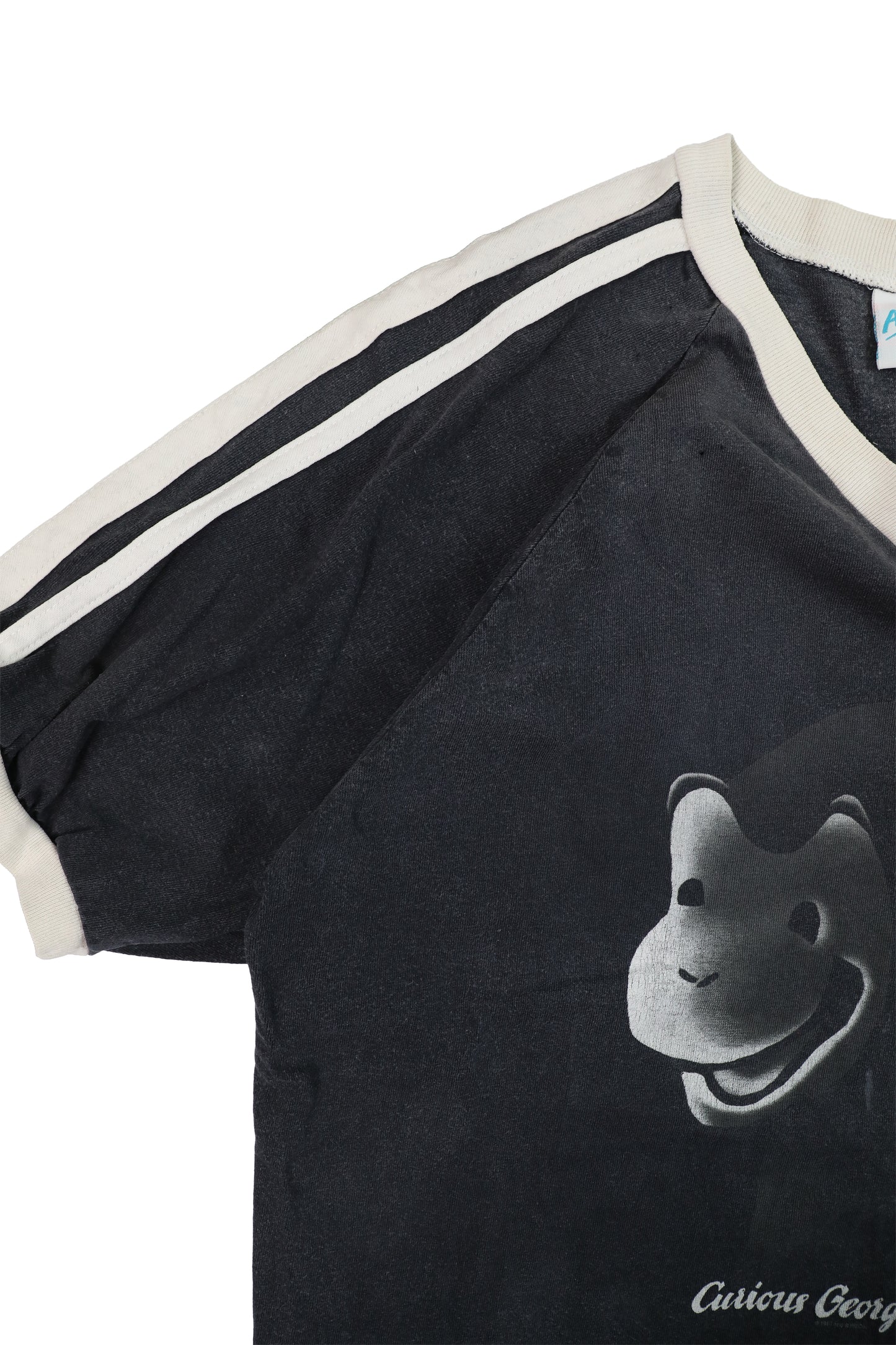 90's Curious George V-Neck Tee