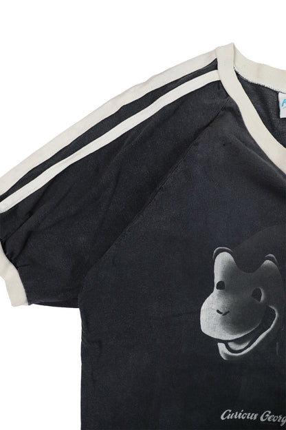 90's Curious George V-Neck Tee
