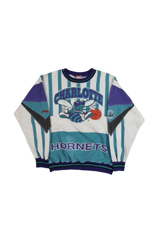 90's Nutmeg NBA Charlotte Hornets Crewneck Sweater