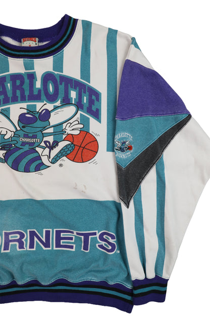 90's Nutmeg NBA Charlotte Hornets Crewneck Sweater