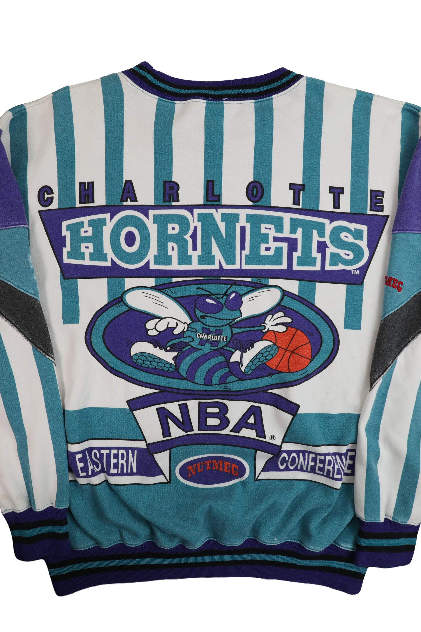 90's Nutmeg NBA Charlotte Hornets Crewneck Sweater