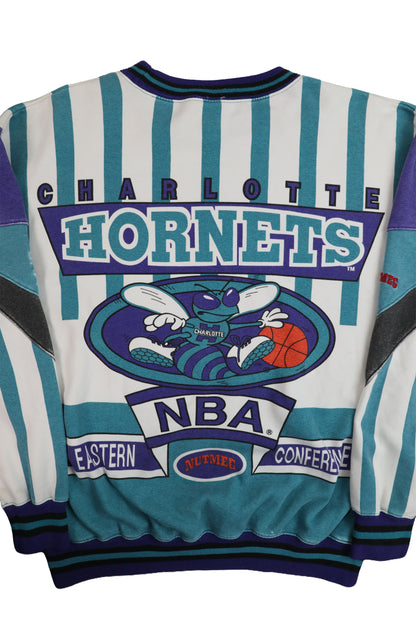 90's Nutmeg NBA Charlotte Hornets Crewneck Sweater