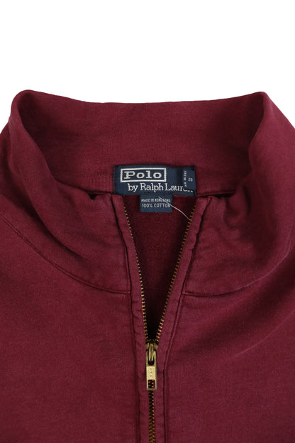 Polo Ralph Lauren Maroon Quarter-zip Pullover Sweater