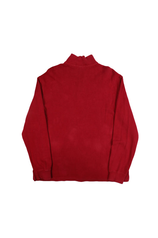 Polo Ralph Lauren Red Quarter-zip Pullover Sweater