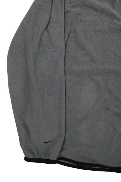 90's Nike Challenge Court Half-zip Hooded Pullover Fleece Sweater