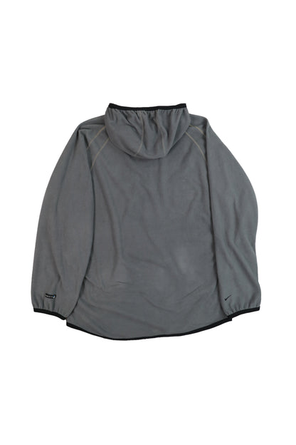 90's Nike Challenge Court Half-zip Hooded Pullover Fleece Sweater