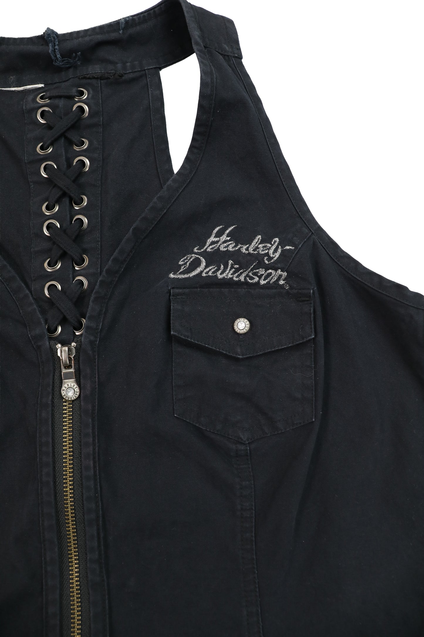Harley Davidson Women Zip Vest