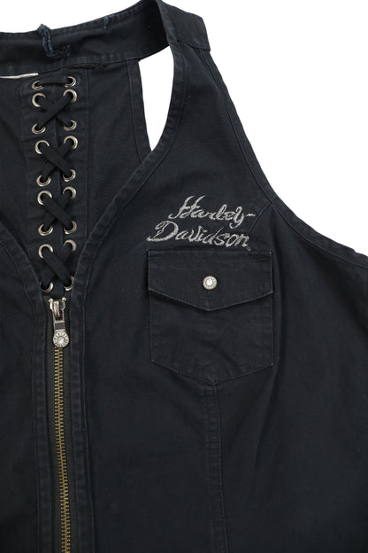 Harley Davidson Women Zip Vest