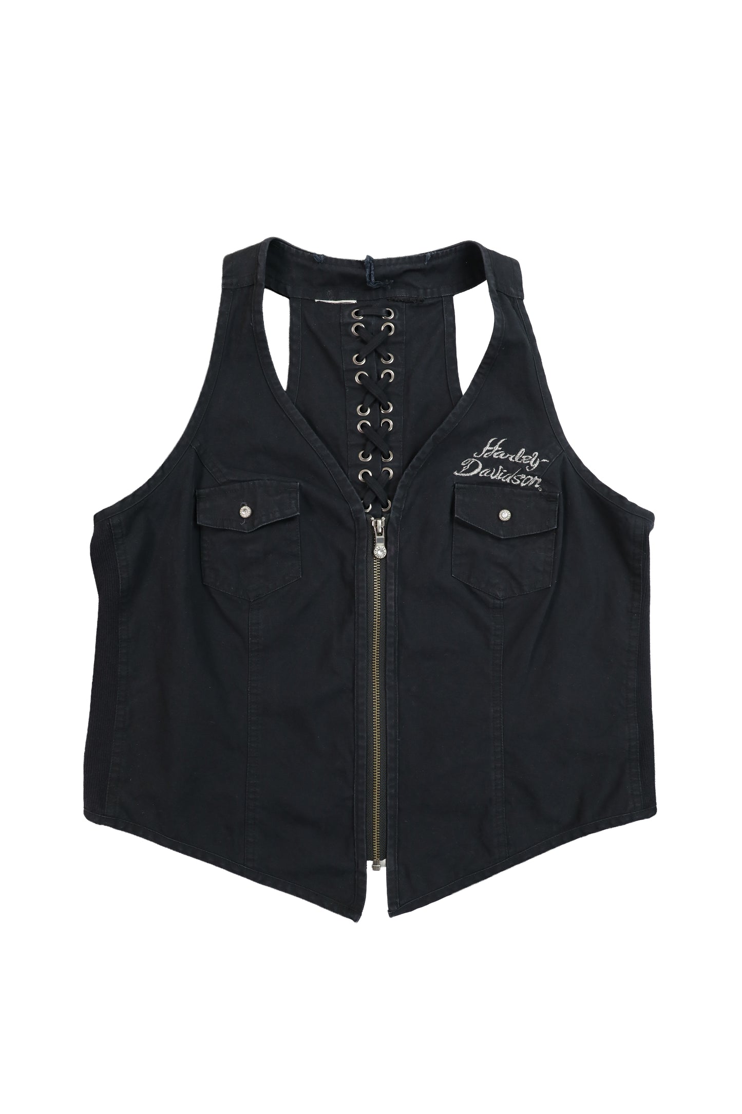 Harley Davidson Women Zip Vest