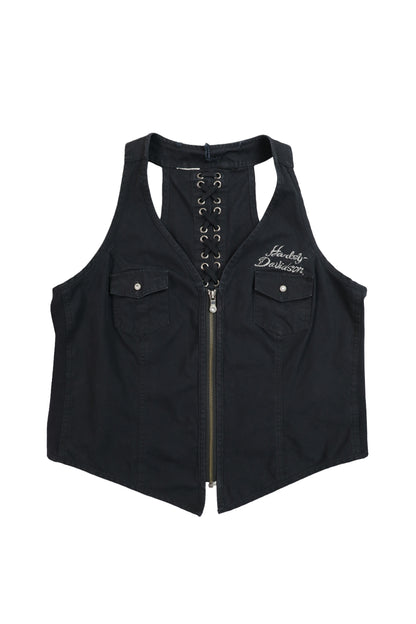 Harley Davidson Women Zip Vest