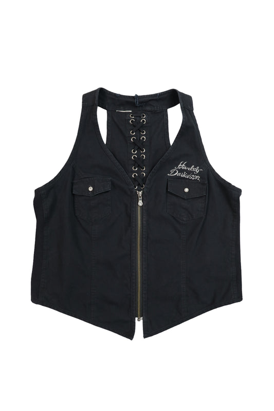 Harley Davidson Women Zip Vest
